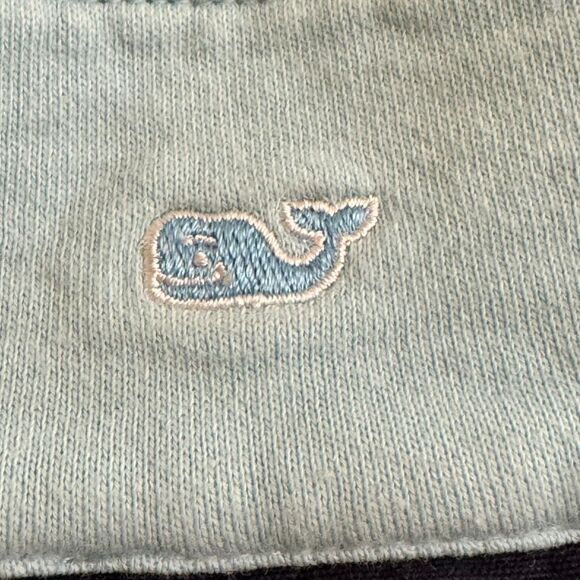 Vineyard Vines Shep Shirt Quarter Zip Sweatshirt Blue Size Large - Picture 4 of 5